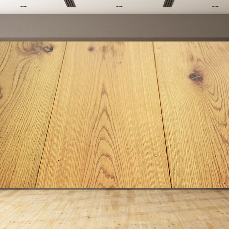 Simple Wood Grain Wall Mural for Sitting Room Removable Wall Decals, Personalized Size