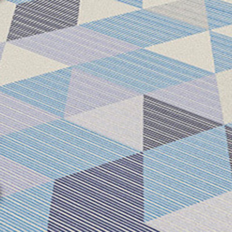 Simplicity Flowing Swirls Print Carpet Polyester Rug Non-Slip Backing Indoor Carpet for Living Room