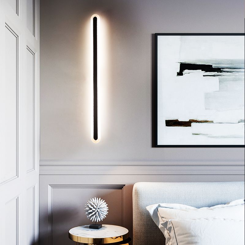 Metall Lineare Form Wandlicht moderner Stil 1-Licht-Wandmontageleuchte