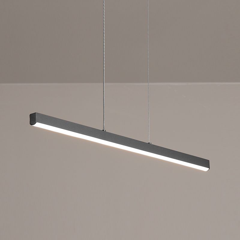 Luz de lámpara de araña de la isla moderna de 1 cabeza de restaurante accesorios de iluminación colgante