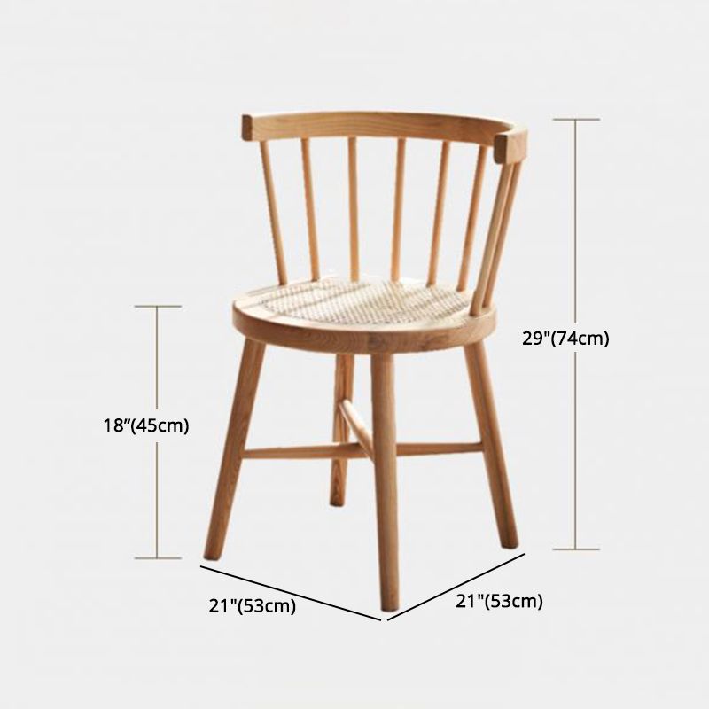Modern 1/4 Pieces Dining Set Rectangle Ash Wood Dining Table for Dining Room
