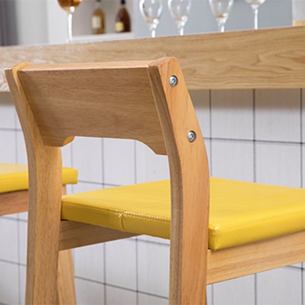Modern Style Square Bar-stool Wooden Counter Bar Stool for Home