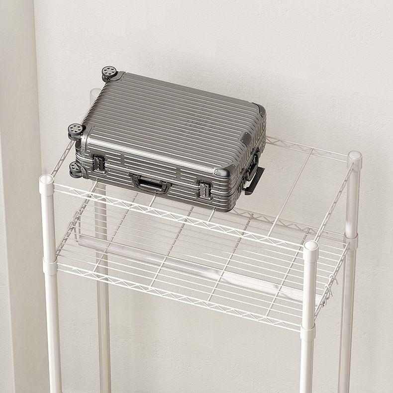 Contemporary Style Wardrobe Steel Wardrobe Closet with Shelves