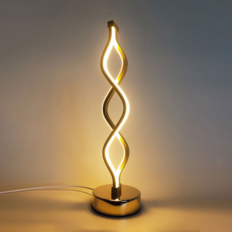 Lampada da tavolo da lettura di minimalismo a 1 luce LED LINEAR LIGHT per camera da letto