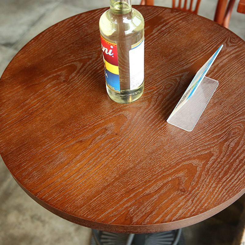 Modern 1/2/3 Pieces Wooden Pub Table Set Fixed Table Counter Table for Dining Room