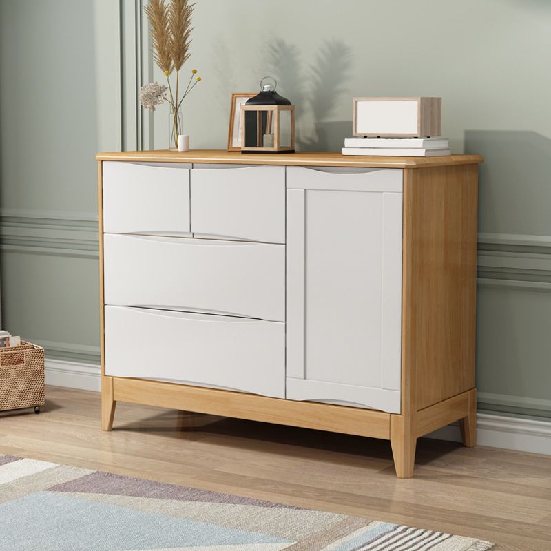 29.5"Tall 4 - Drawer Accent Cabinet, Wooden Rectangle Cabinet