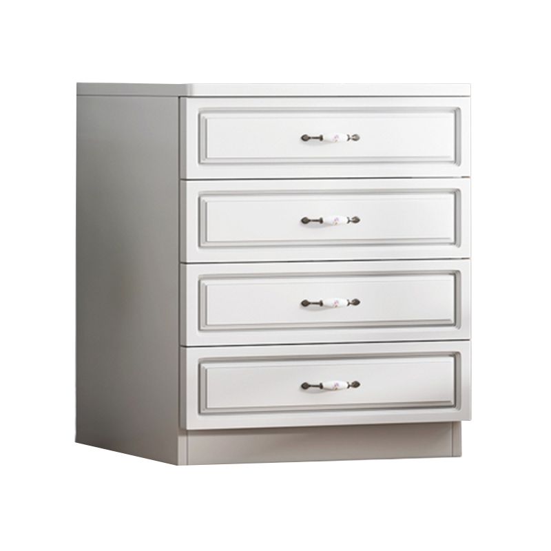 Contemporary Wood Accent Cabinet with Drawer Rectangle Accent Chest