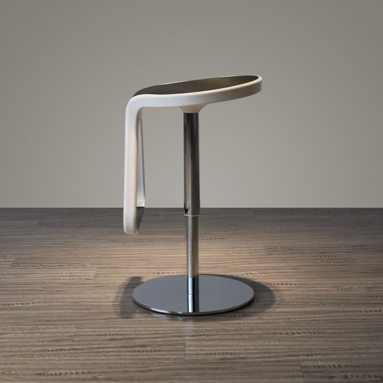 Plastic Counter Stool Modern Adjustable Height Bar Stool with Footrest