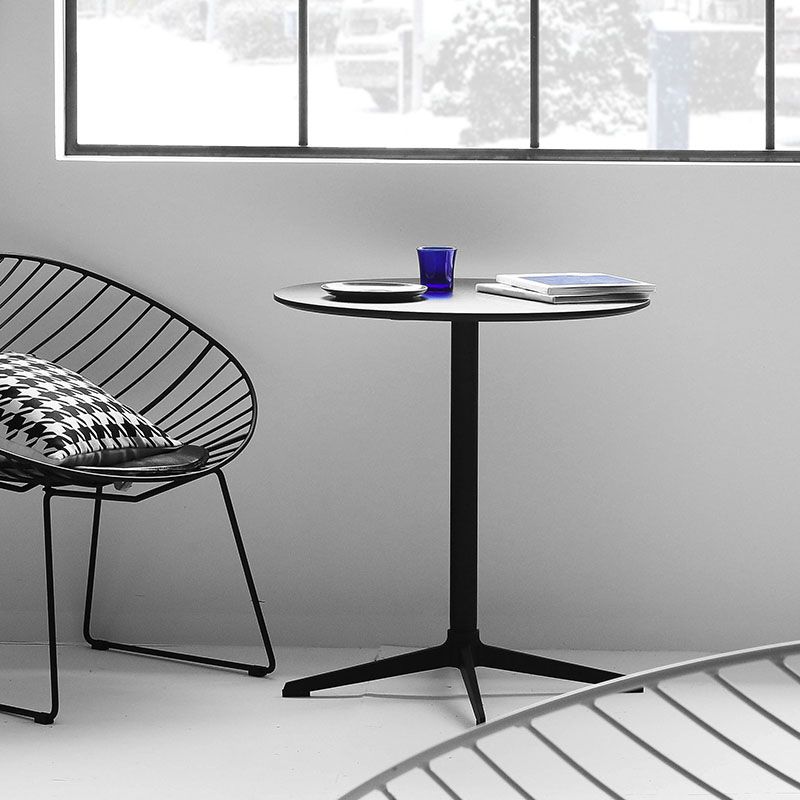 4-foot MDF Dining Site Table Industrial Style Dining Table for Dining Room