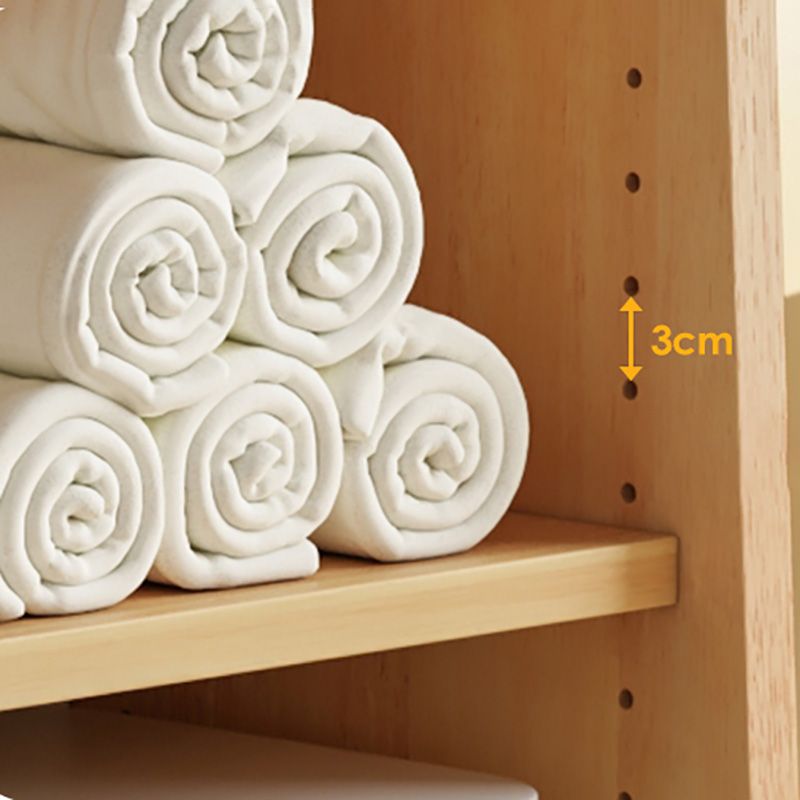 Modern Style Open Back Bookshelf Ladder Wooden Bookcase with Shelves