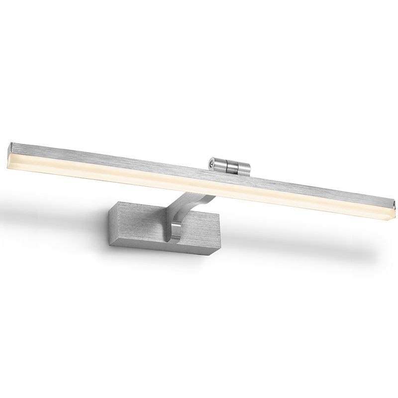 Lampada per pareti di vanità a LED lineare in alluminio Lampada per foto alimentabile minimalista