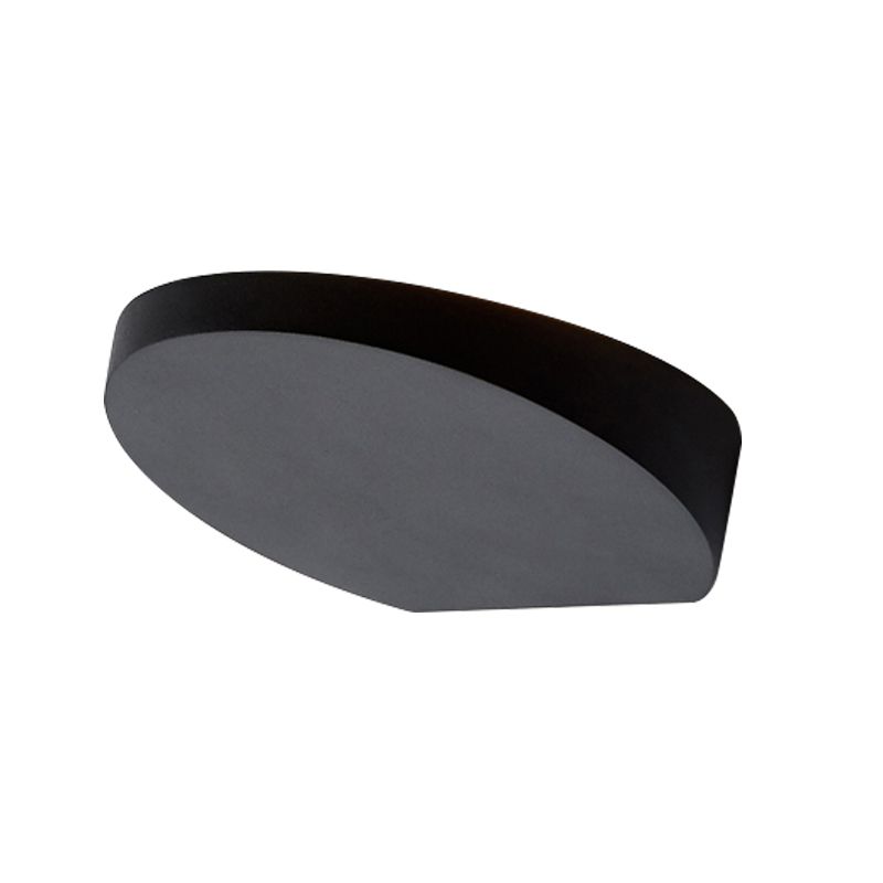 Alluminio Arrotondo a filo rotondo Sconcetto Minimalist LED Wall LED in nero/grigio/bianco per il corridoio