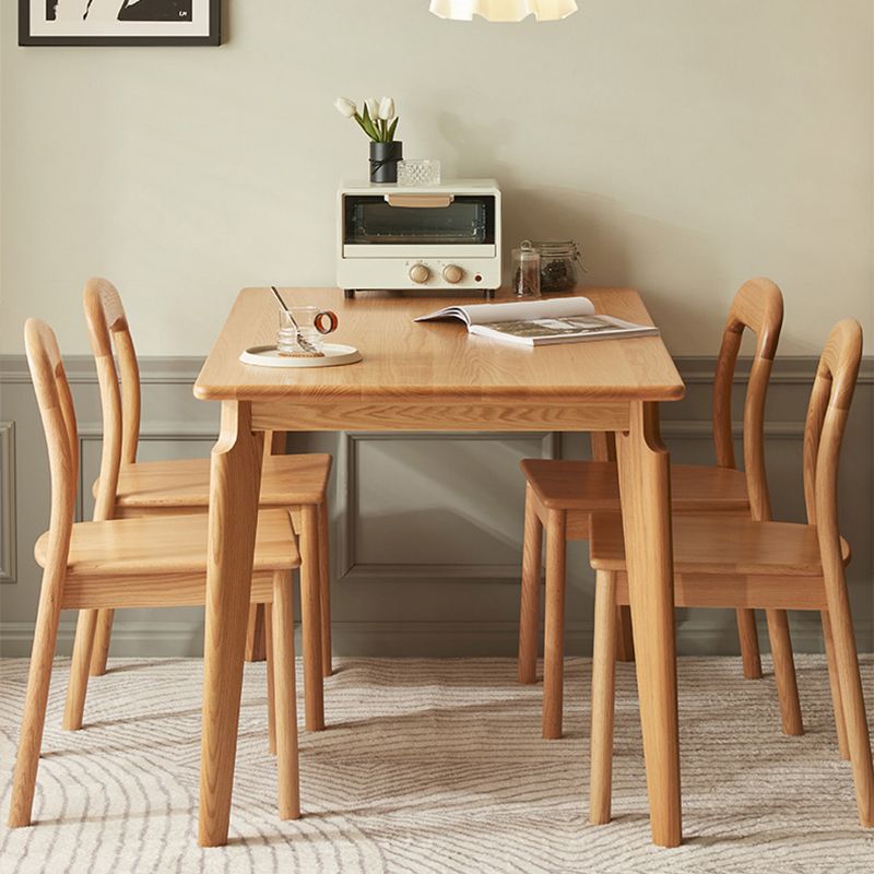 Solid Wood Dining Room Set Contemporary 1/5 Piece Dining Table Sets