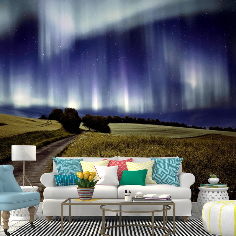 Customized Aurora Mural Environment Friendly for Sleeping Room Bedroom