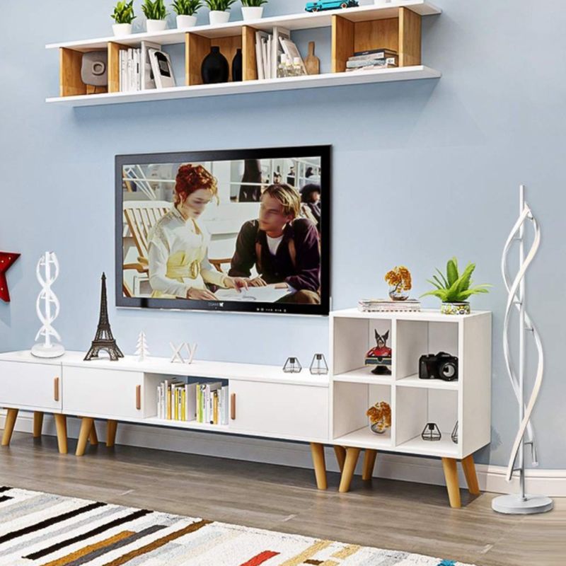 Lampada da tavolo lineare bianco semplicità Luce notturna a LED acrilico per decorazione della camera da letto