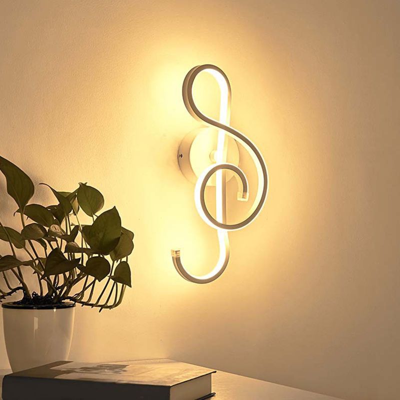Sitting Room Modernist Wall Sconce Linear LED Simple Wall Mounted Light