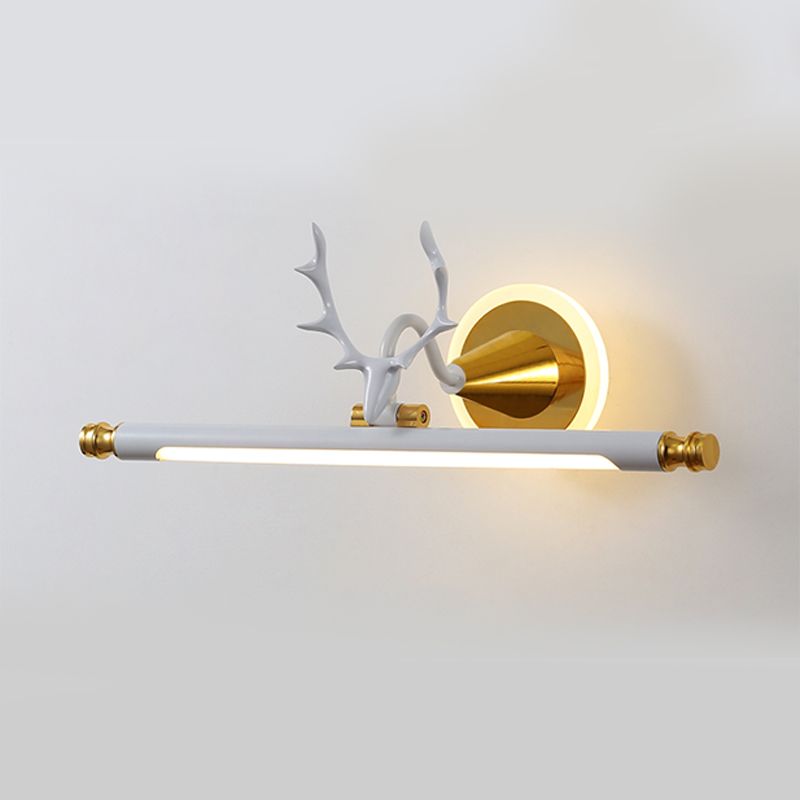 Postmodern Style Strip Shape Wall Sconce Metal Sconce Light for Bathroom