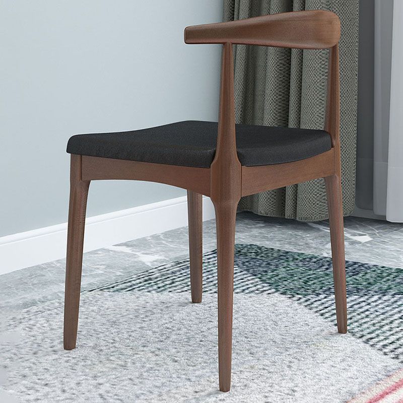 Silla lateral industrial con respaldo abierto para cocina, sillas laterales de comedor de madera