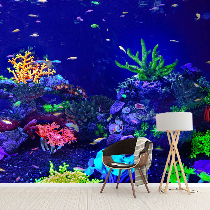 Photography Stain Resistant Underwater Wallpaper Living Room Wallpaper