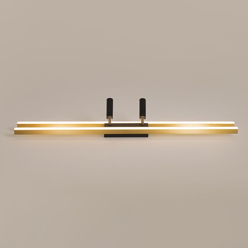 Montaggio a semi-incasso a LED in alluminio dorato in stile moderno e creativo Apparecchio da soffitto a 2 luci per luoghi commerciali