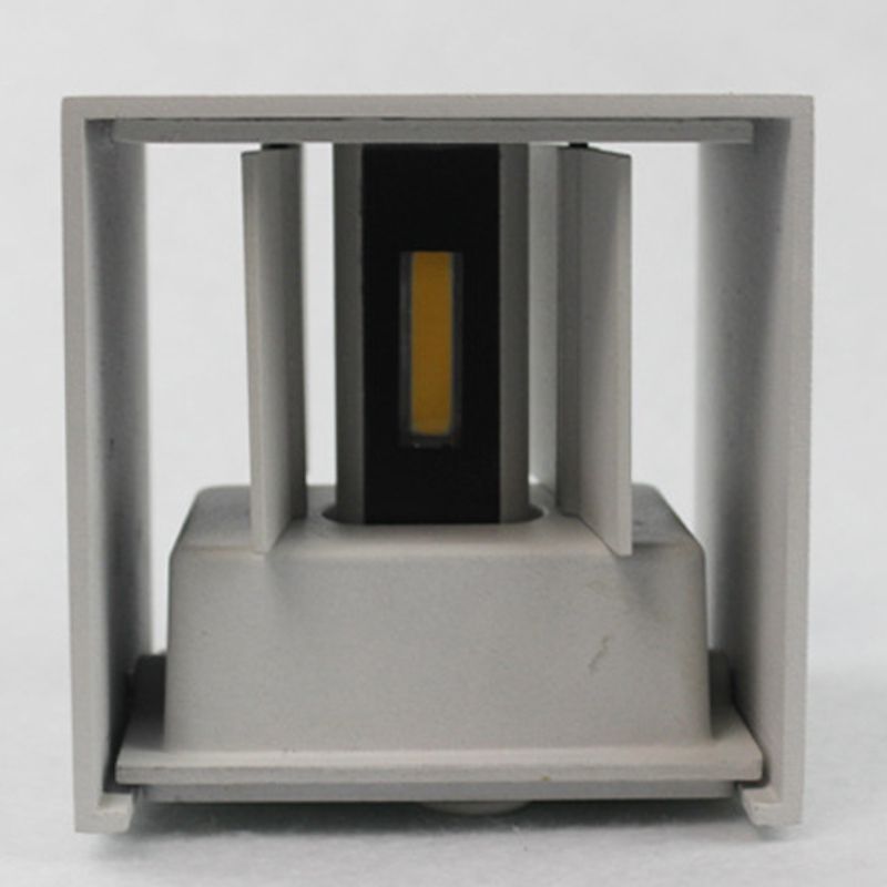 Metal Square Wall Light Sconce Simplicity Wall Mounted Lamp for Bedroom