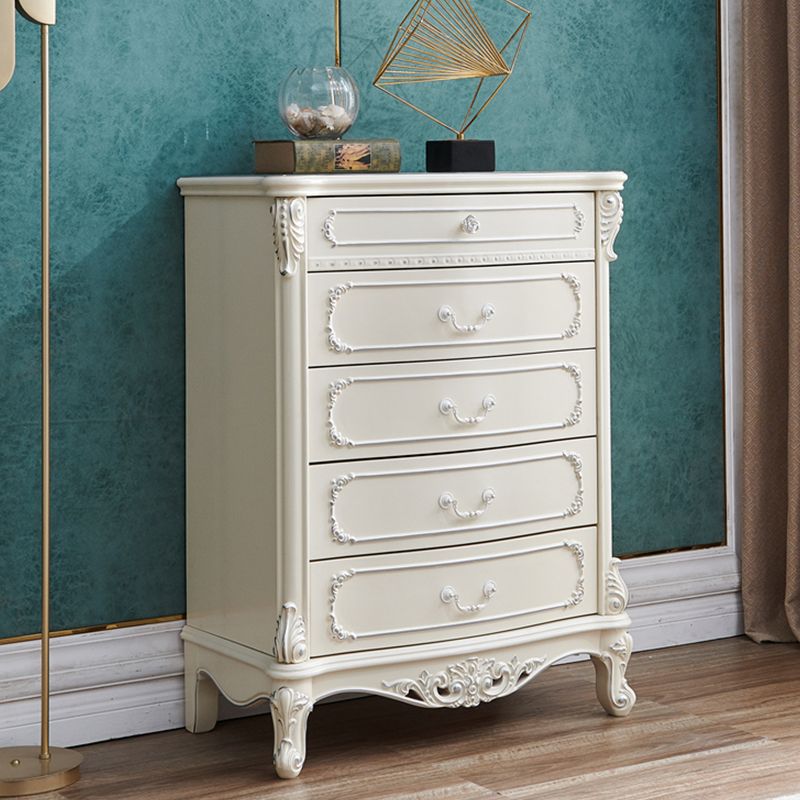 Traditional Dresser Solid Wood Storage Chest Dresser with 4/5/6 Drawers