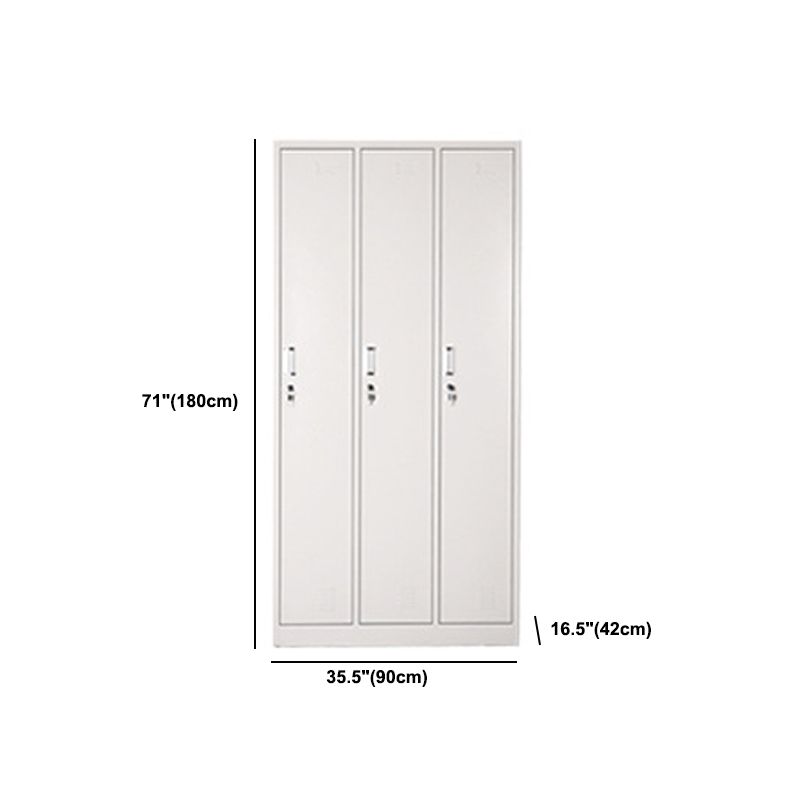 Hinged Wardrobe Cabinet Contemporary Metal Wardrobe Armoire for Bedroom