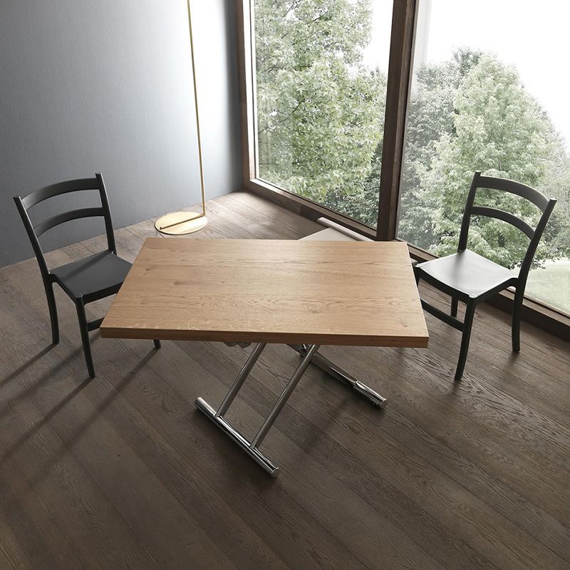 Simplicity Style Dining Site Table Rectangle Wood Folding Furniture