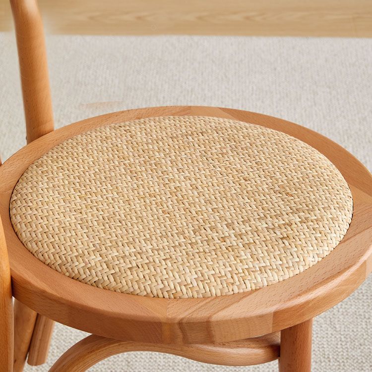 Comedor de madera tradicional, cocina, silla lateral, silla trasera Windsor