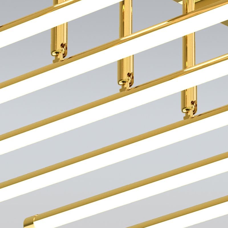 Luz de techo lineal nórdico Luz de montaje de aluminio de aluminio de aluminio para sala de estar