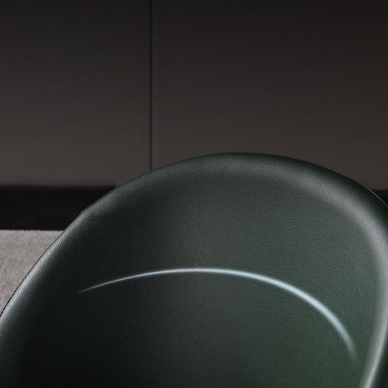 Silla de comedor de estilo moderno, silla auxiliar de cocina sin brazos con patas de metal