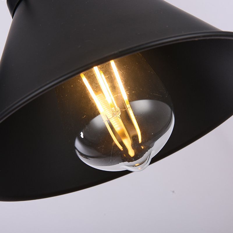 Industrial Metallic Wall Light Fixture with 1 Light for Sitting Room