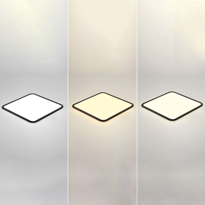 Lámparas de techo LED modernas, montaje empotrado cuadrado, para sala de estar y comedor