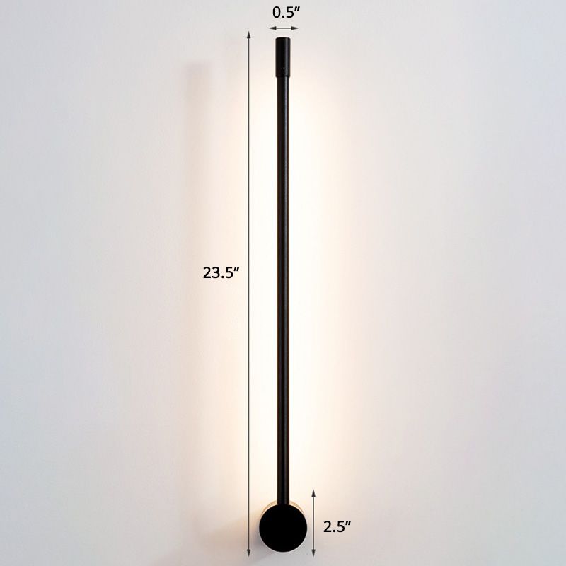 Escaleras de barra delgada lámpara de apliques de aluminio accesorio de iluminación montado en la pared LED minimalista