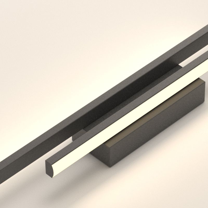 Contemporary Metal Wall Light Straight LED Wall Sconce for Living Room