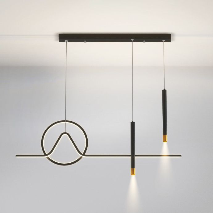 Lampade sospese geometriche Luci a sospensione da cucina contemporanea Metal