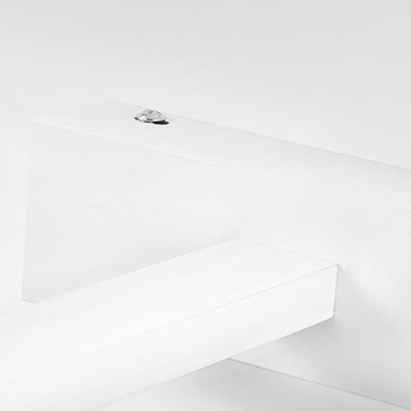 LED Vanity Wall Light Fixtures with Silicone Shade Modern Mirror Front Light