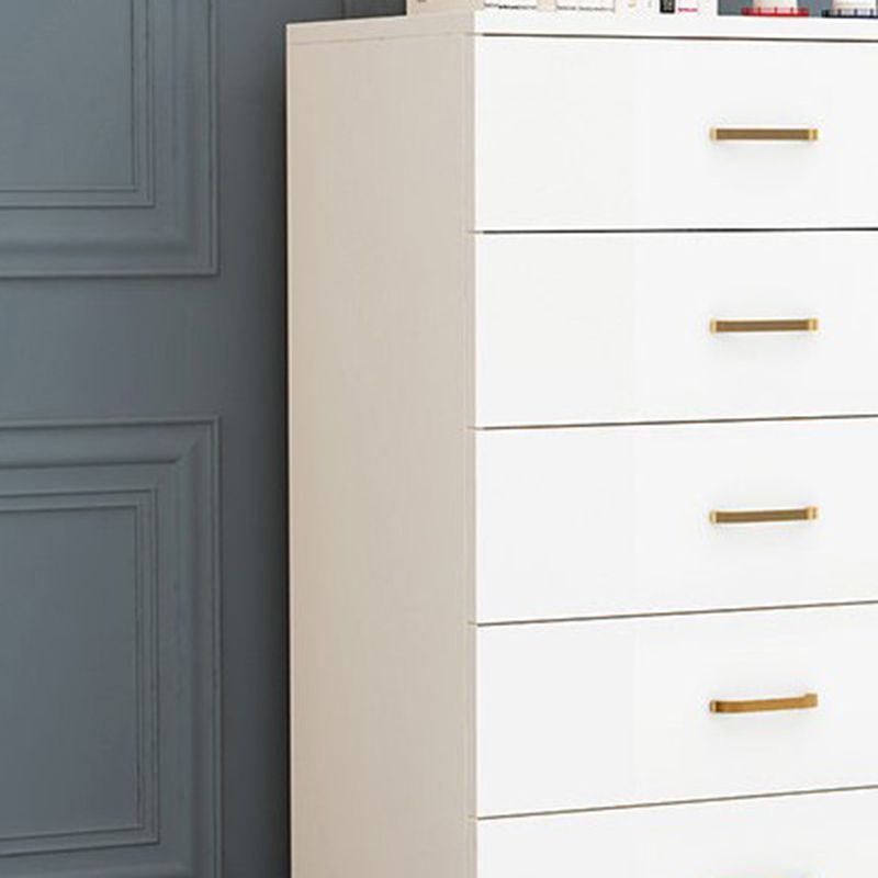 15.75" Wide Wood Accent Chest with Soft Close Drawers Scratch Resistant Chest