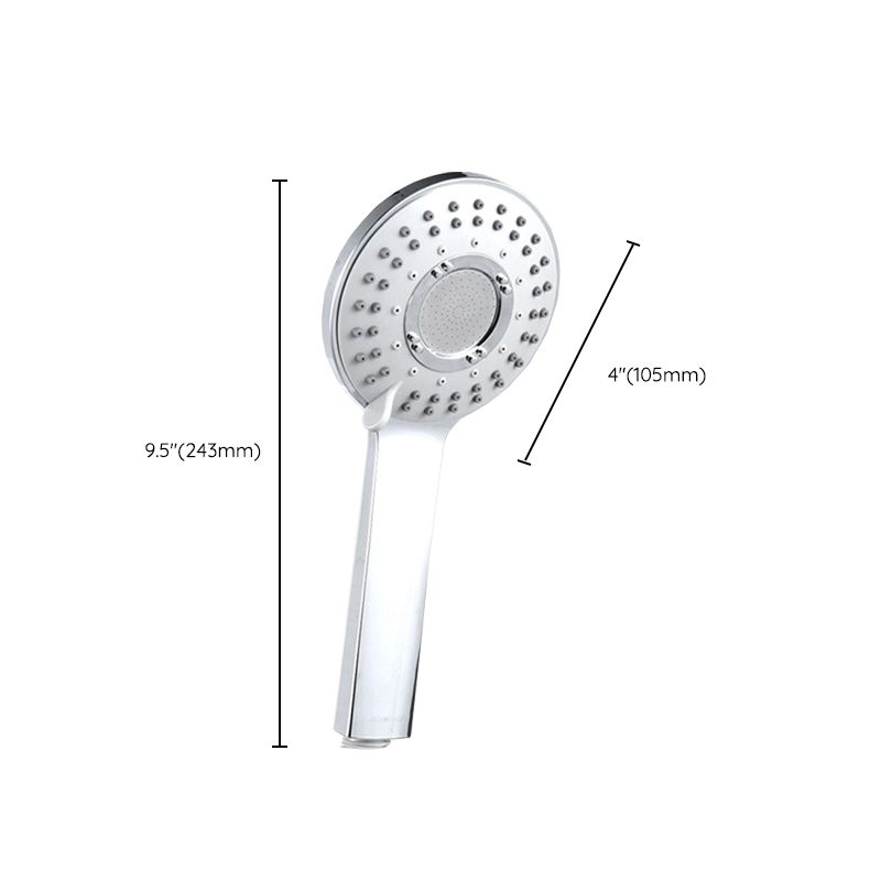 Modern Style Round Handheld Shower Bathroom Metal Wall Mounted Hand Shower