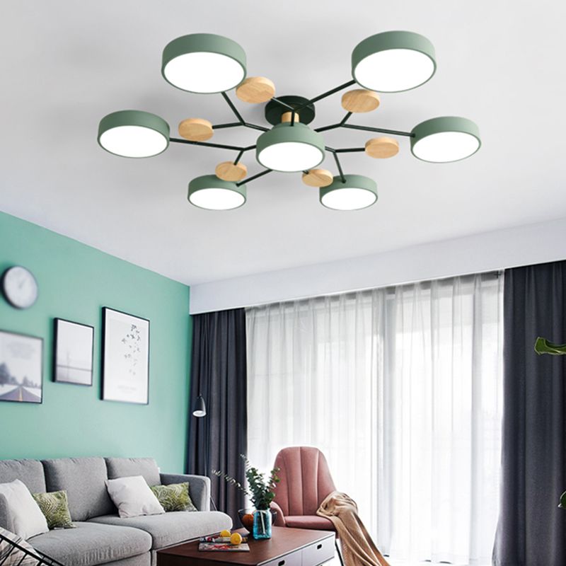 Modern Style Ceiling Light LED Flush Mount Light Fixture for Bedroom