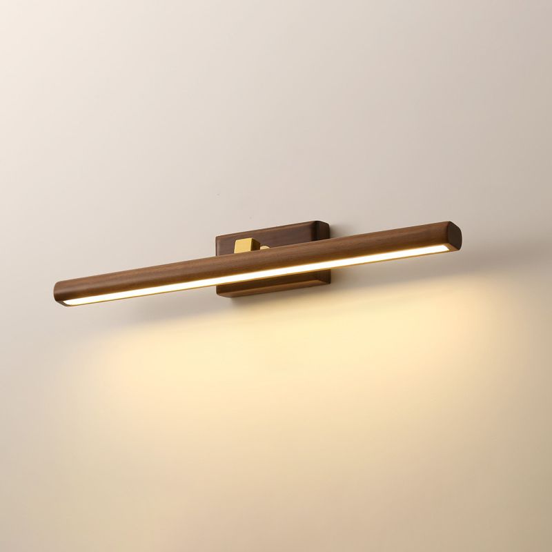 Stile minimalista Vanity Light Bar Walnut LED Vanity Mirror Lights per tavolo da toeletta