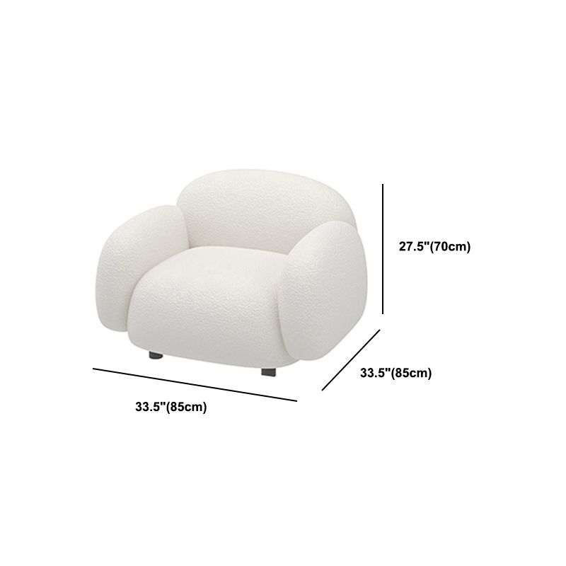 Modern Style Sofa Velvet Cushioned Backrest Sponge Cushions Fill Sofa Bed