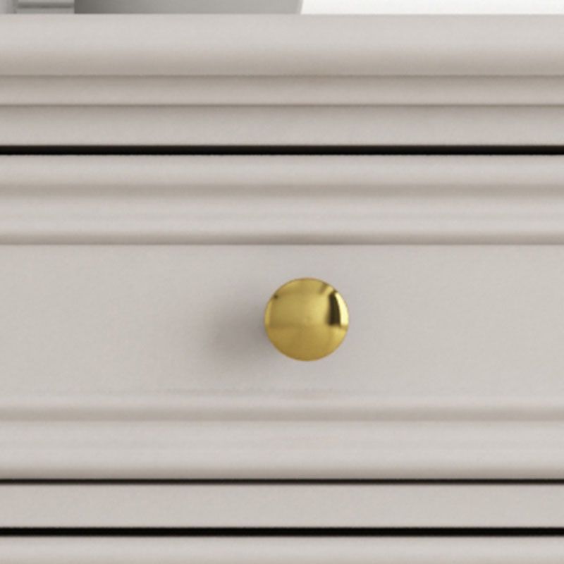 Birch Wood Horizontal Double Dresser Contemporary Storage Dresser for Bedroom