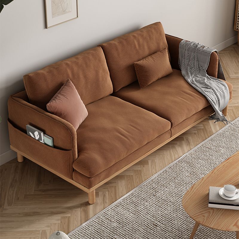 Velvet bank 35 "W verzonken armbank met opslag voor woonkamer