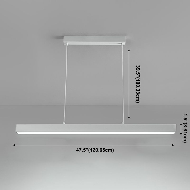 LED simple île lampe de style moderne de style moderne