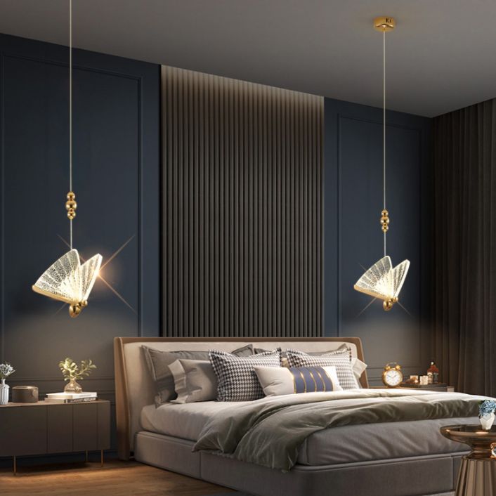 Moderne minimalistische stijl vlinder hanglampje lichtkit acryl hangend licht voor woonkamer