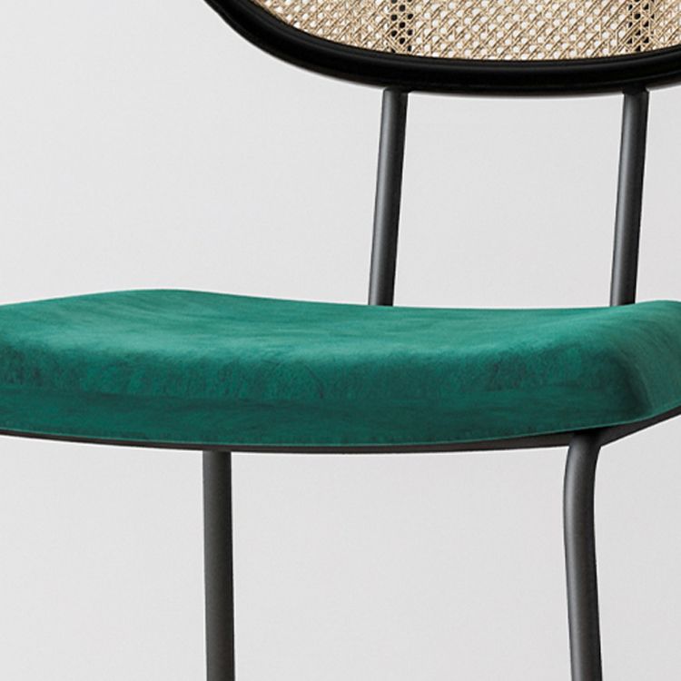 Fabric Side Chair Industrial Design Armless Open Back Side Chairs