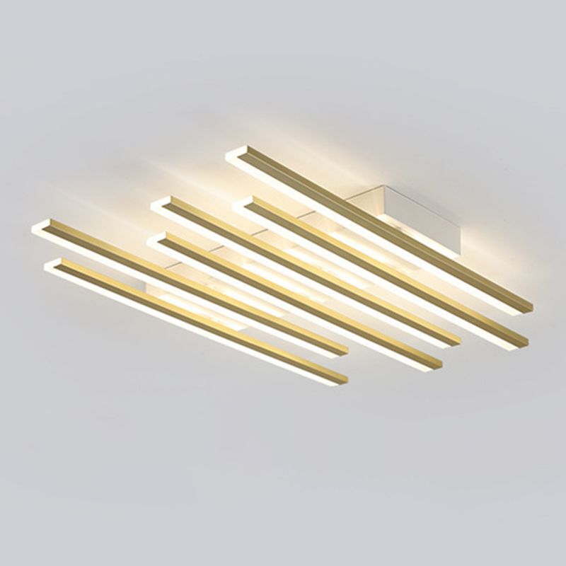Moderne Slender Bar LED-Lampen-Unterputz-Deckenleuchten für das Wohnzimmer