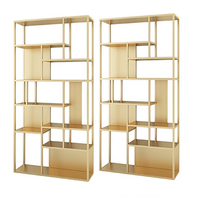 Modern Style Metal Bookshelf Open Etagere Shelf Bookcase for Office