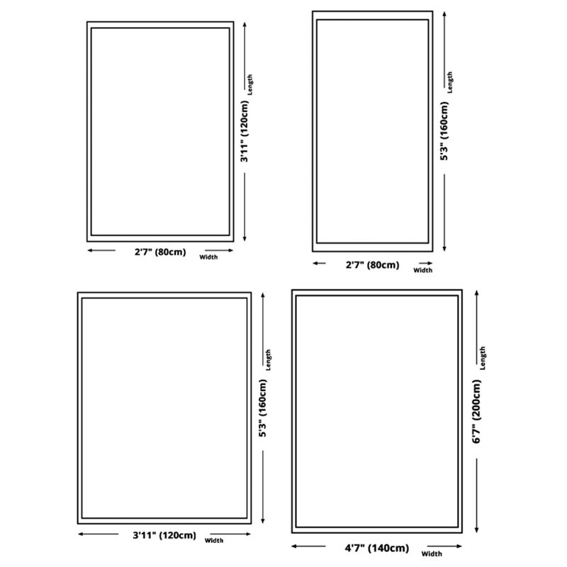 White Tone Home Decoration Carpet Modern Abstract Color Block Area Rug Polyester with Easy Care Rug